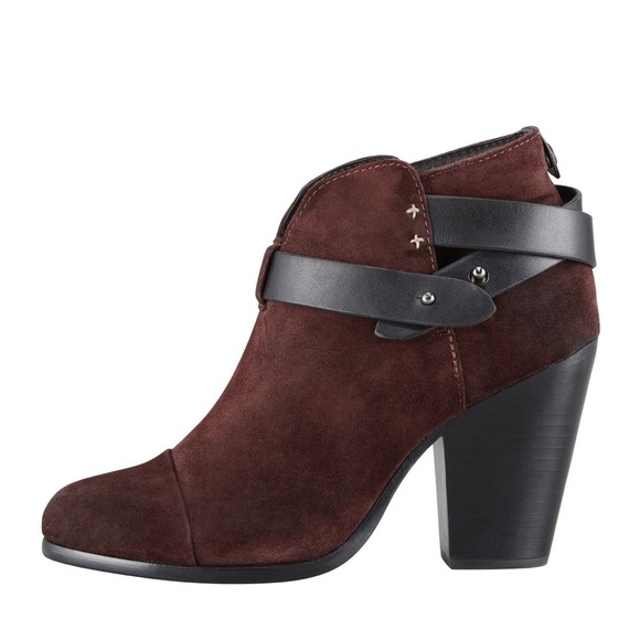 Rag & Bone Harrow Suede Ankle Boots - Picture 2 of 7